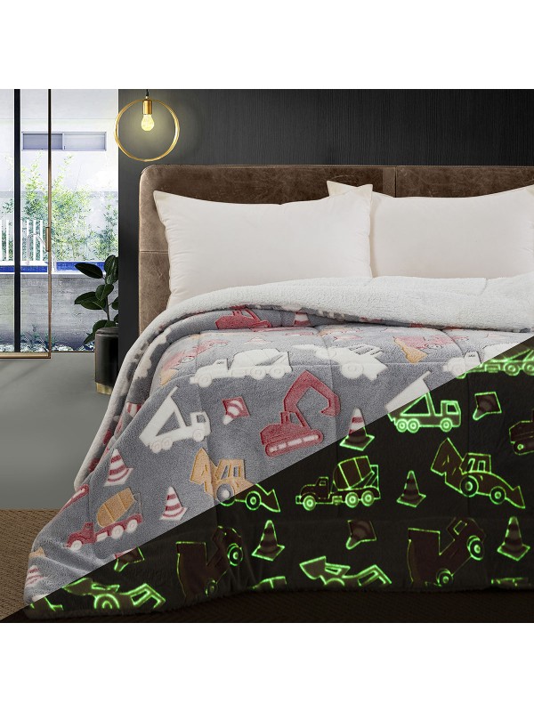 Phosphorescent Comforter Art 6269 160×220 Gray